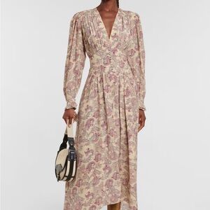 Isabel marant moyrala silk dress 36
